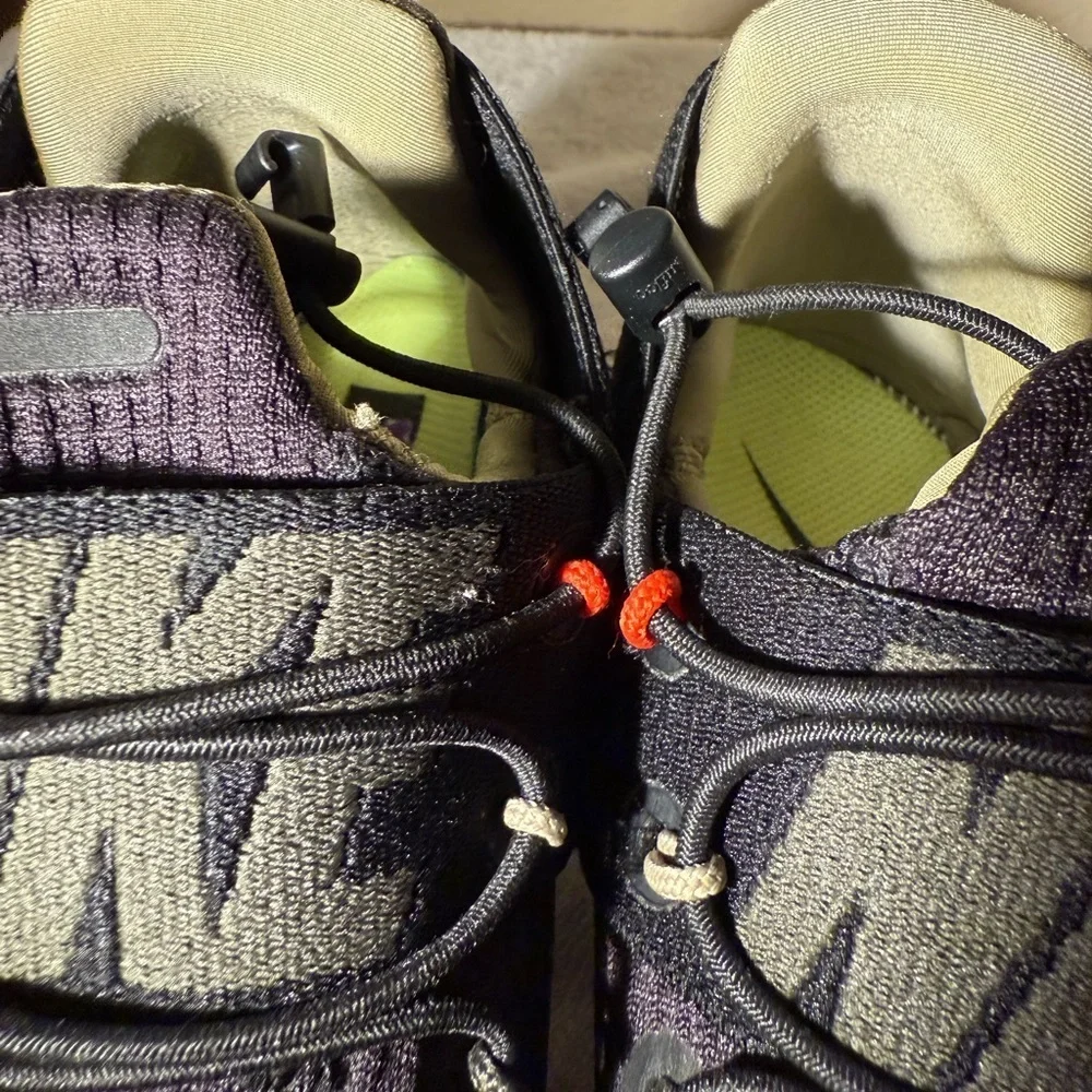 Nike Free RN Commuter 2017 Womens 10 Black Olive AH6841-001 Running Shoes Bungee